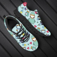 kuiliu custom nurse shoes women cartoon nurse drawings flats kid shoes 2021 casual childrens sneakers free shipping dropship