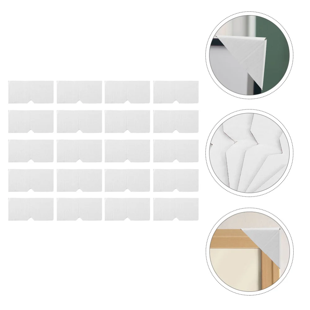 

200 Pcs Frame Corner Protectors Paper Corner Protectors Edge Safety Guard Parts