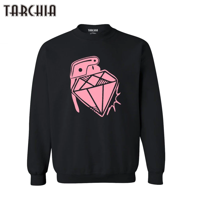 

TARCHIA 2022 Pink Dimand Fashion Hoodies Hoody Pullover Clothes Oversized Sportswear Sweatshirt Men Autumn European Style New