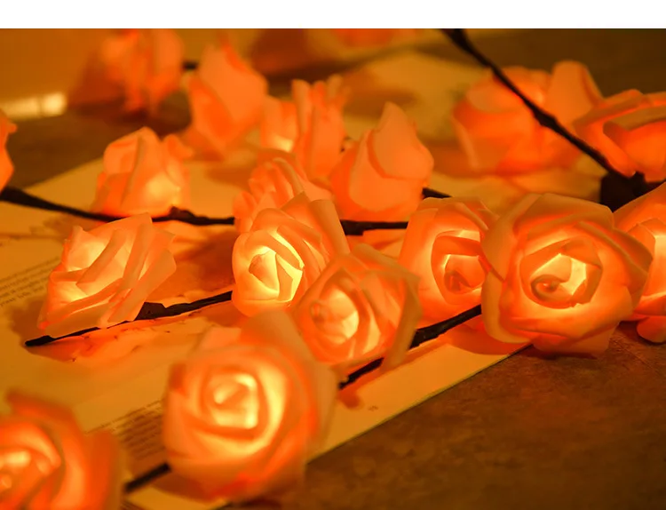 Светодиодный светильник в виде Розы 73 см 20 лампочек ветви ивы декоративные