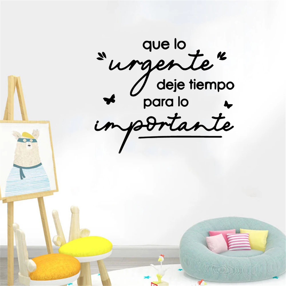 

Spanish Inspirational Decal Positive phrase Quotes Vinyl Wall Sticker Spanish Home Decoration Murals Life Dreams Decals ov340