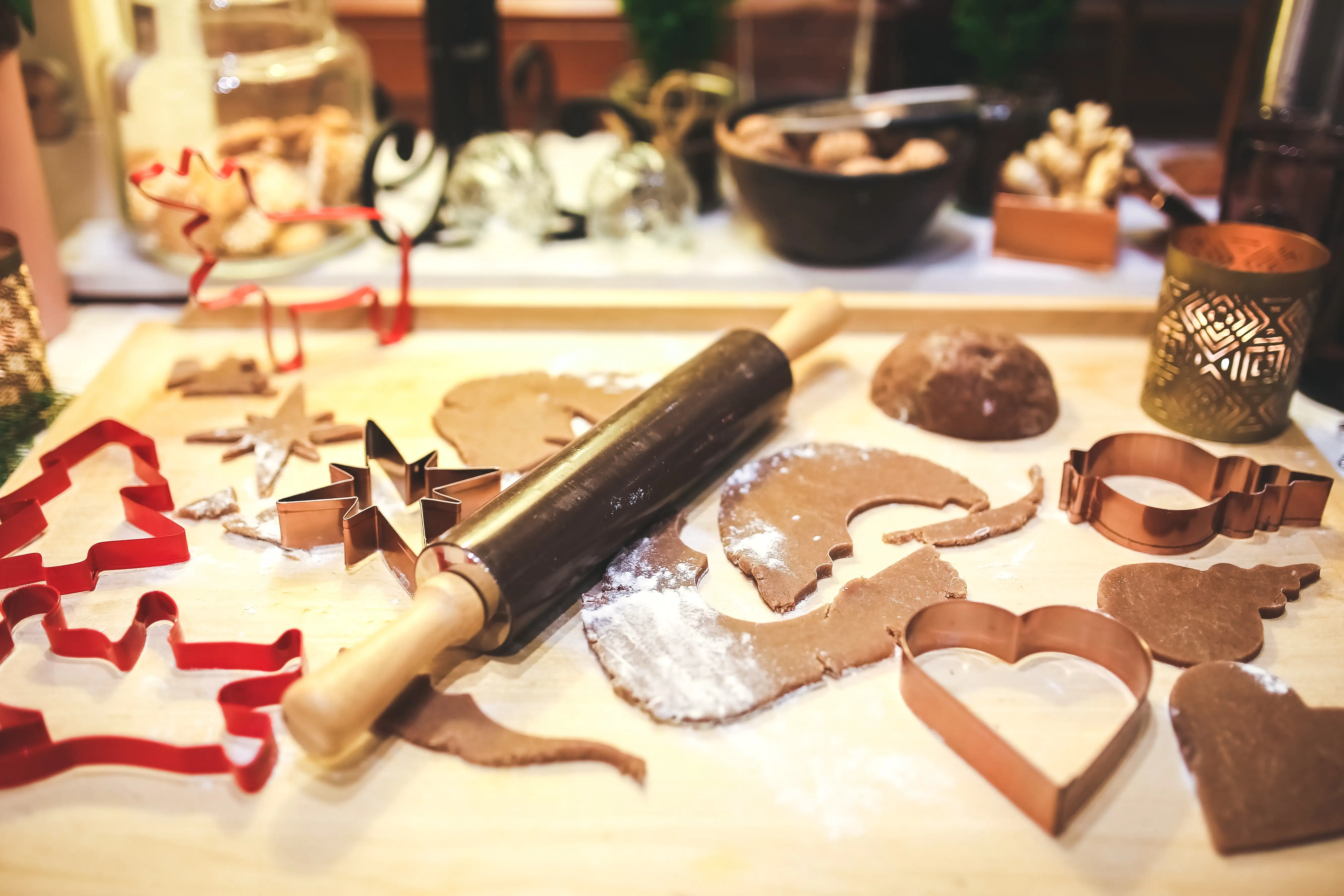 

Embossing Rolling Pins Engraved with Design Patterns Wooden Roller For Baking Embossed Cookies kitchen tools Christmas Gift