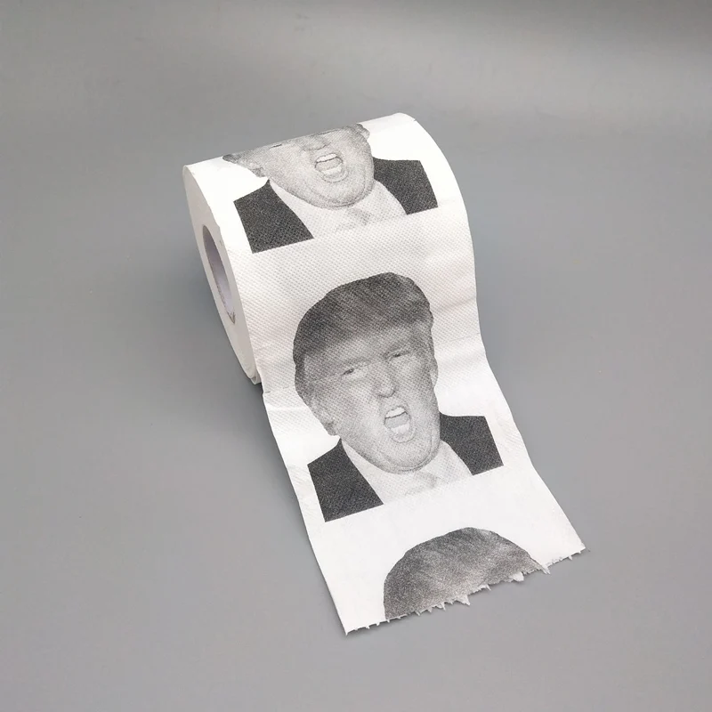 Набор принадлежностей для туалета Дональд Трамп оригинальный держатель