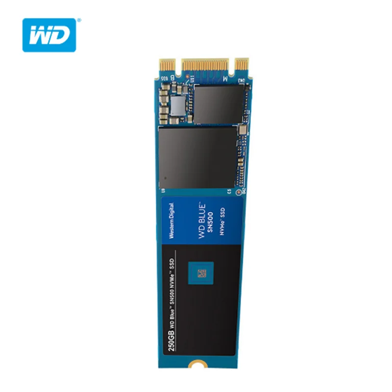 Western Digital WD Blue SN500 SSD накопитель M2 2280 250GB 500GB M.2 NVMe PCIe Gen3 * 2 Внутренний твердотельный