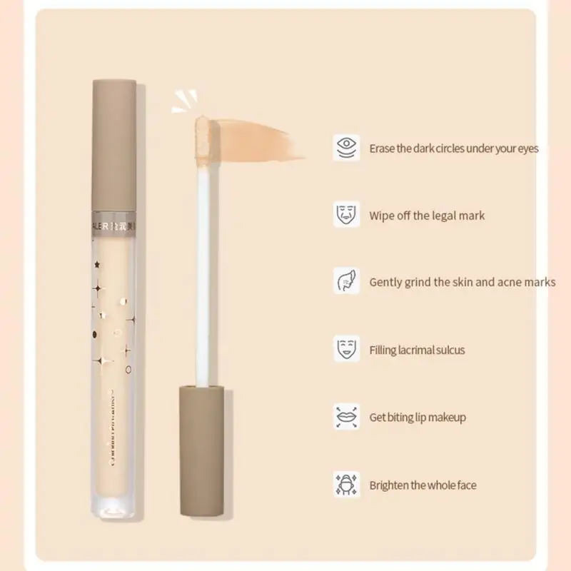 Lip Tube Concealer Covers Defects Creates Natural Base Makeup Waterproof Breathable Acne-Covering Marks Cosmetics TSLM1 | Красота и
