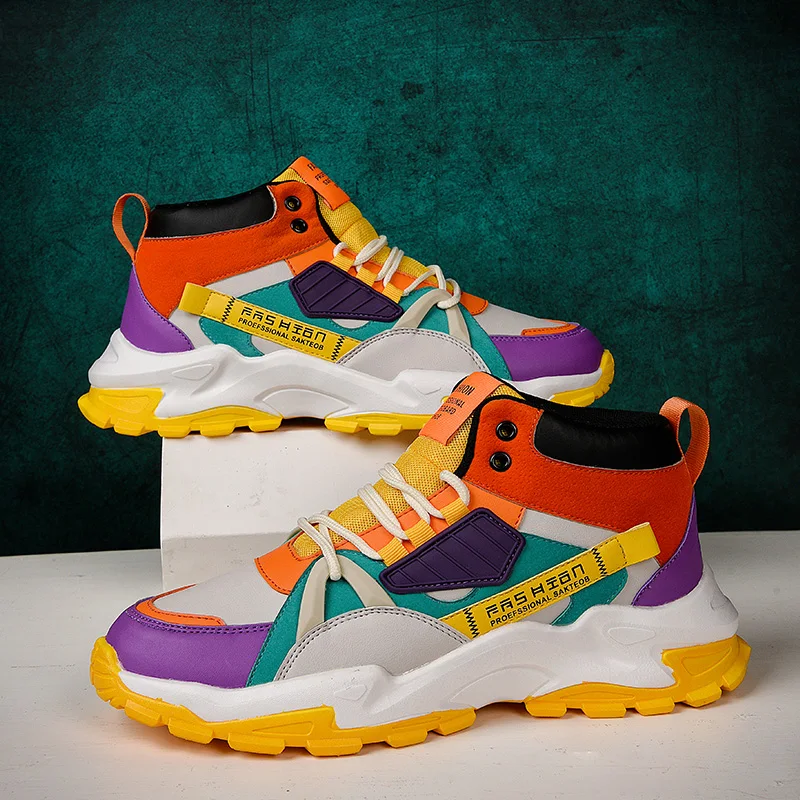 New Style Men Running Shoes Fashion Design Outdoor Walking Sneakers Comfortable Athletic Men's Shoes Classic Sports Sneakers