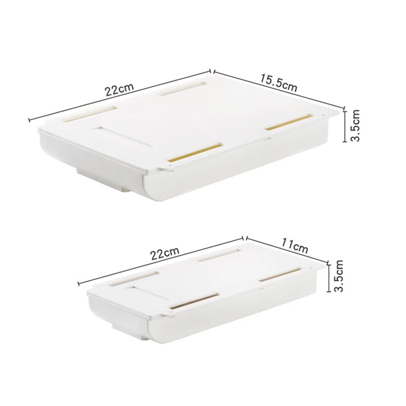 Под стол ящик самоклеющийся карандаш лоток Настольный для хранения Органайзер