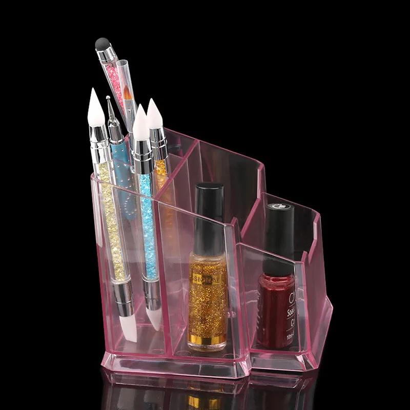 Acrylic Makeup Storage Drawer Saving Space Desktop Comestics Type Box Tattoo Organizer Nail Eyelash organize | Красота и здоровье