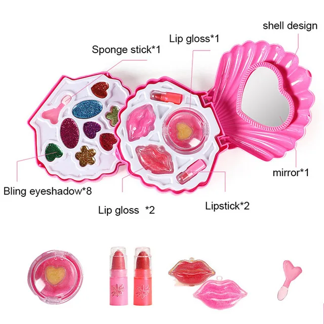 Набор для макияжа девочек косметический набор принцессы модный детский