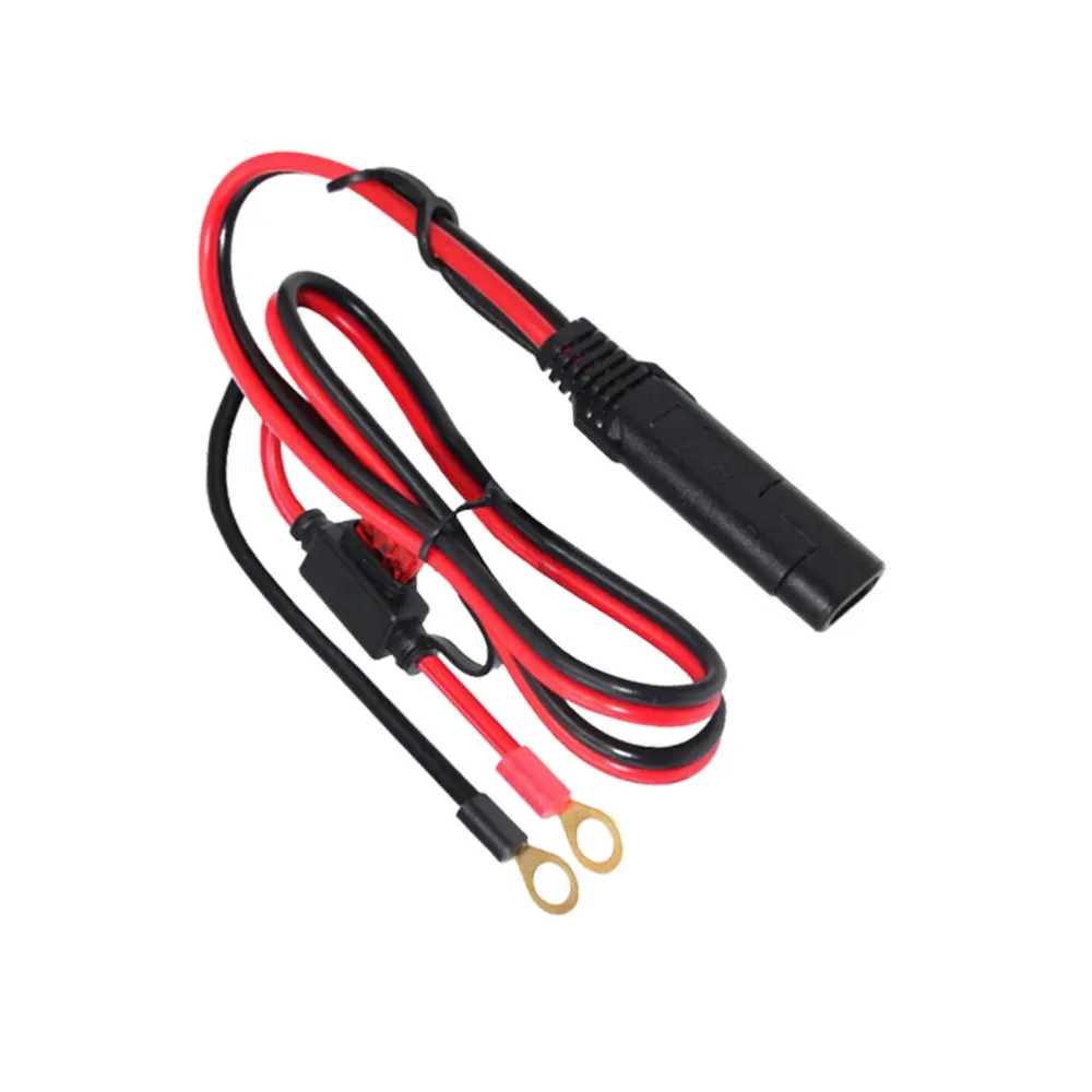 

1PC SAE to Ring Connecter Extension Cord Cable Connector for Battery Charger Maintainer