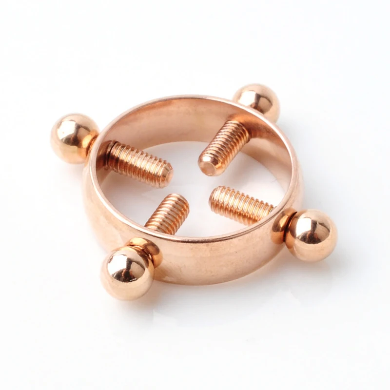 

1Pc Stainless Steel Round Non Piercing Nipple Ring Shield Body Piercing Jewelry Nipple Clamps Adult Game For Women Gifts