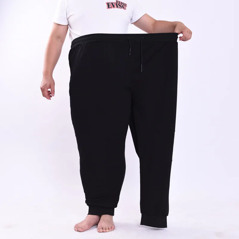 Брюки мужские эластичные черные 200 кг размера плюс 14XL 15XL большие размеры 66 60 62 50 52