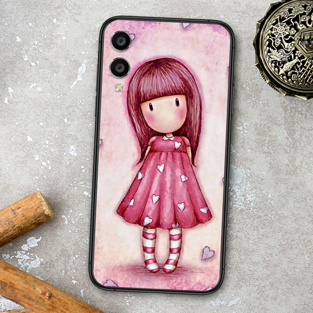 

Gorjuss Girl Santoro Phone Case For Huawei Honor 6A 7A 7C 8 8A 8X 9 9X 10 10i 20 Lite Pro Play black Bumper Fashion Cover Luxury