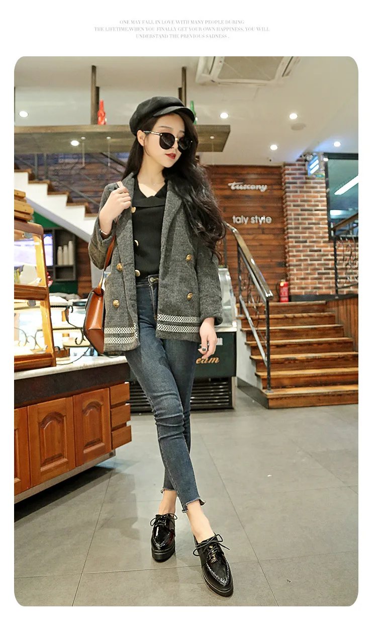 Весенние женские туфли на плоской платформе броги лакированные кожаные