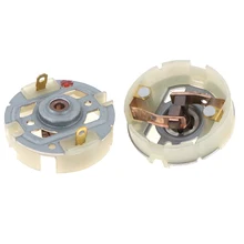 2pcs Rs550 Motor Motor With Copper Brush Charging Drill Electric Screwdriver Brush Holder