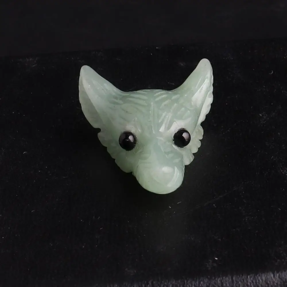 3 шт. оптовая продажа резная голова волка животные натуральная фотодрагоценность