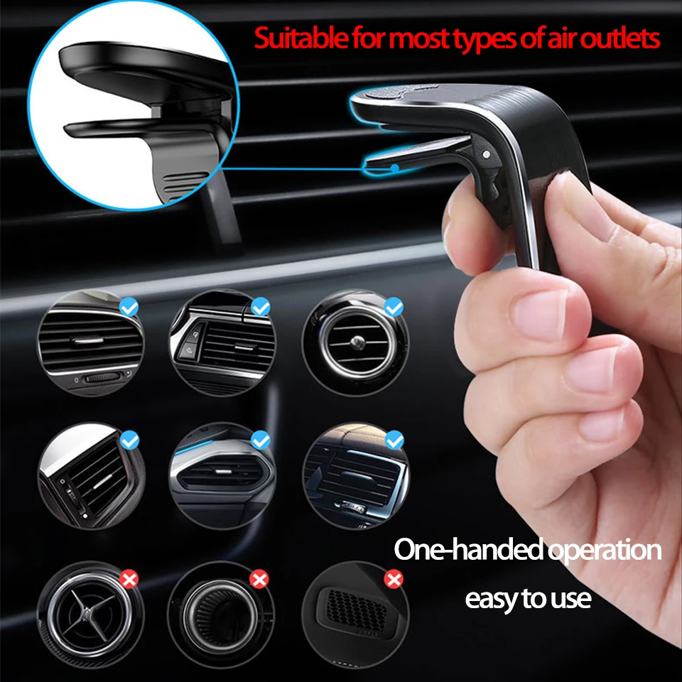Metal Magnetic Car Phone Holder for Audi A1 A3 A4 B6 B8 B9 A5 A6 A7 A8 C5 Q7 Q3 Q5 SQ5 R8 TT S5 S6 | Автомобили и мотоциклы