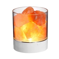 himalayan salt lamp rock natural crystal small ionic stone night bedside light
