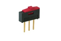 mini slide switch 102 5 second gear 2 54 pin pitch pcb inserts for small devices and microphones