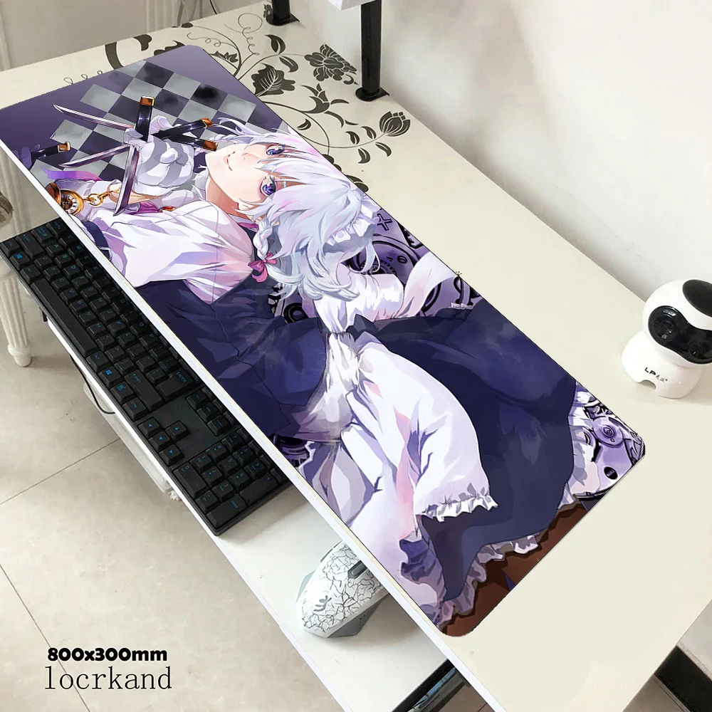 Sakuya Izayoi коврик для мыши 900x400x3 мм игровой профессиональный геймер компьютерный