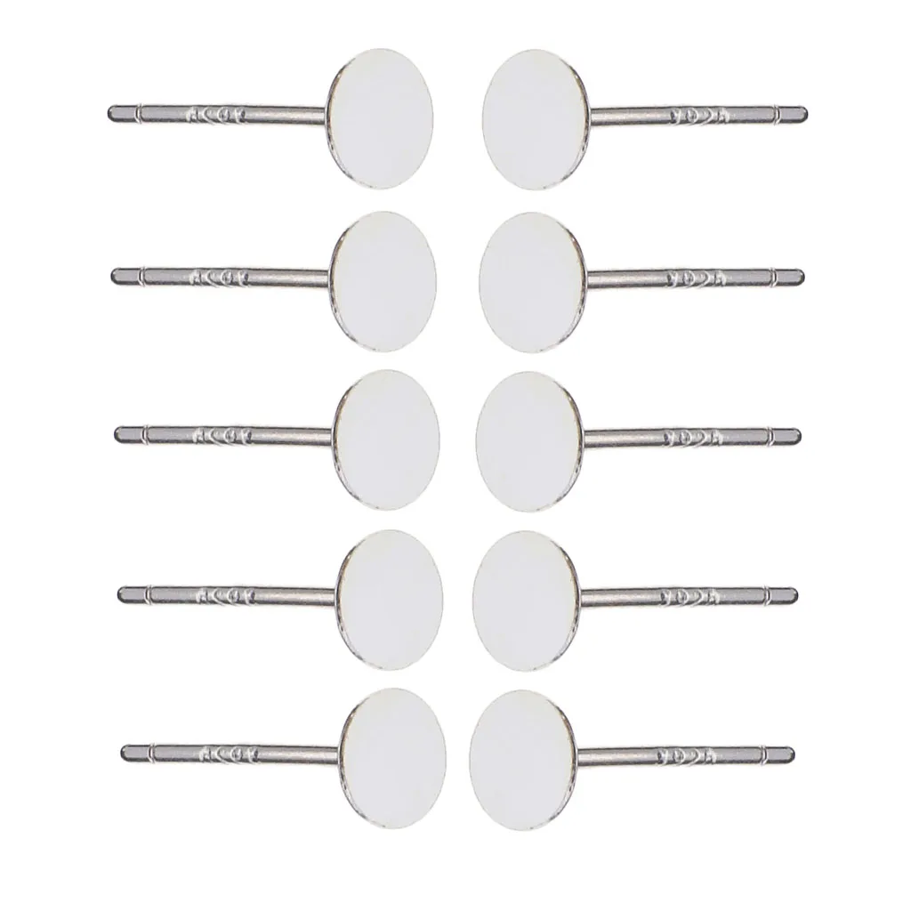 5 Paris Handmade DIY Earrings 925 Sterling Silver Ear Stud Post Flat Pad Jewelry Making Crafts | Украшения и аксессуары