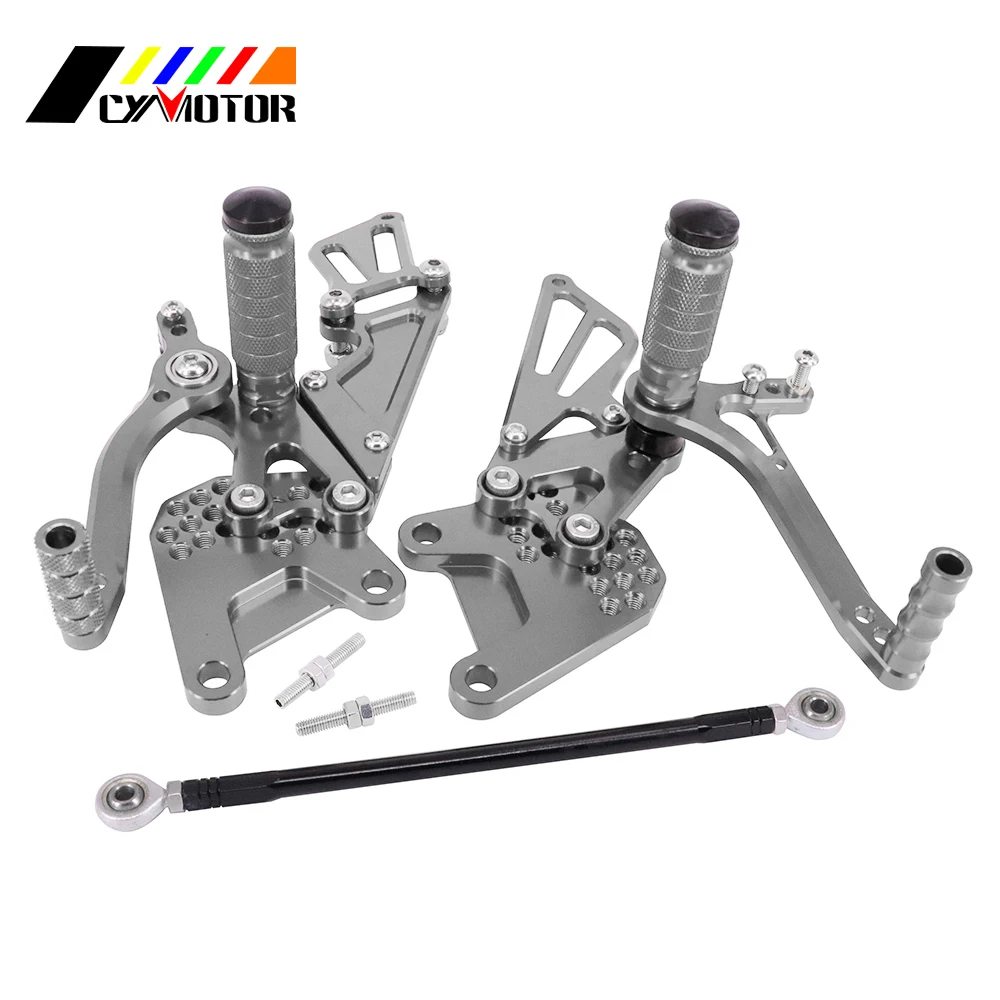 Мотоцикл с ЧПУ Регулируемые подножки подножек для KAWASAKI NINJA ZX10R ZX 10R 2006 2007 2008 2009 2010 06