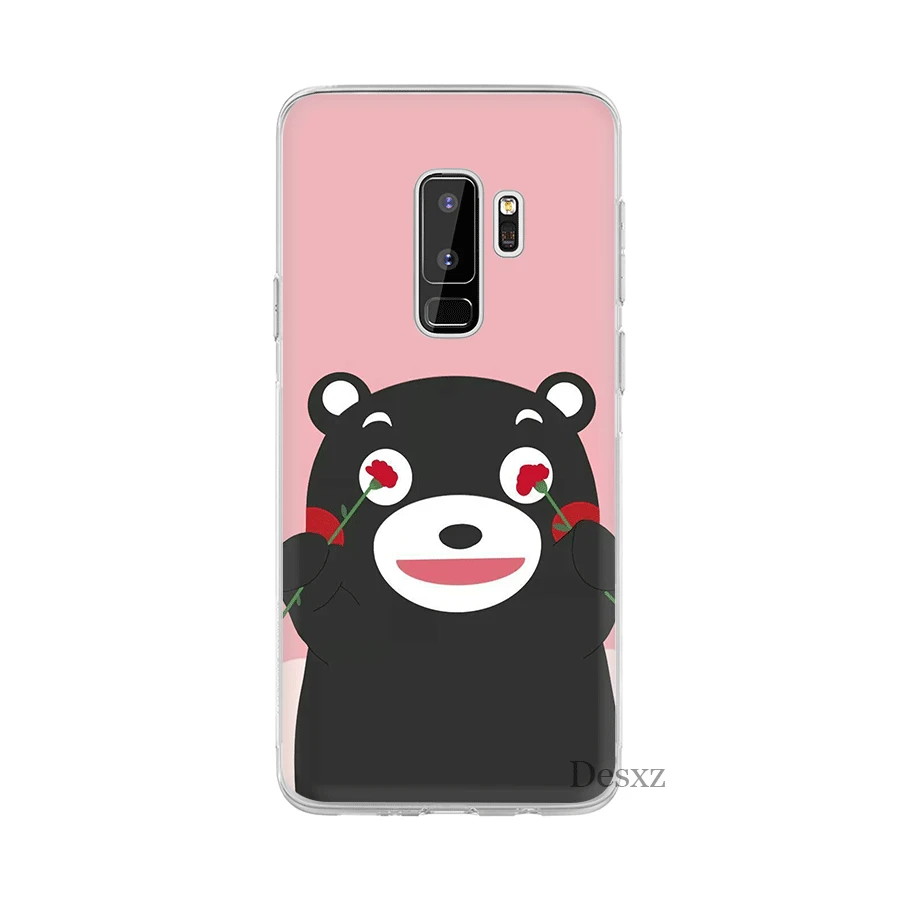 Кумамото медведь чехол для forSamsung S3 S4 S5 S6 S7 край S8 S9 S10 плюс S10e Note 8 9 жесткий корпус |