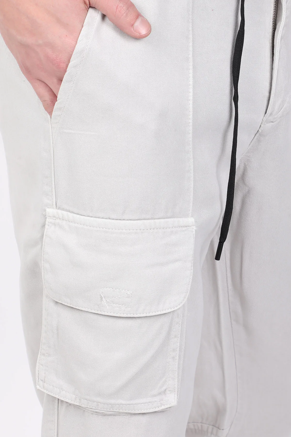 

Erkek Gri Kargo Cep Jogger Pantolon