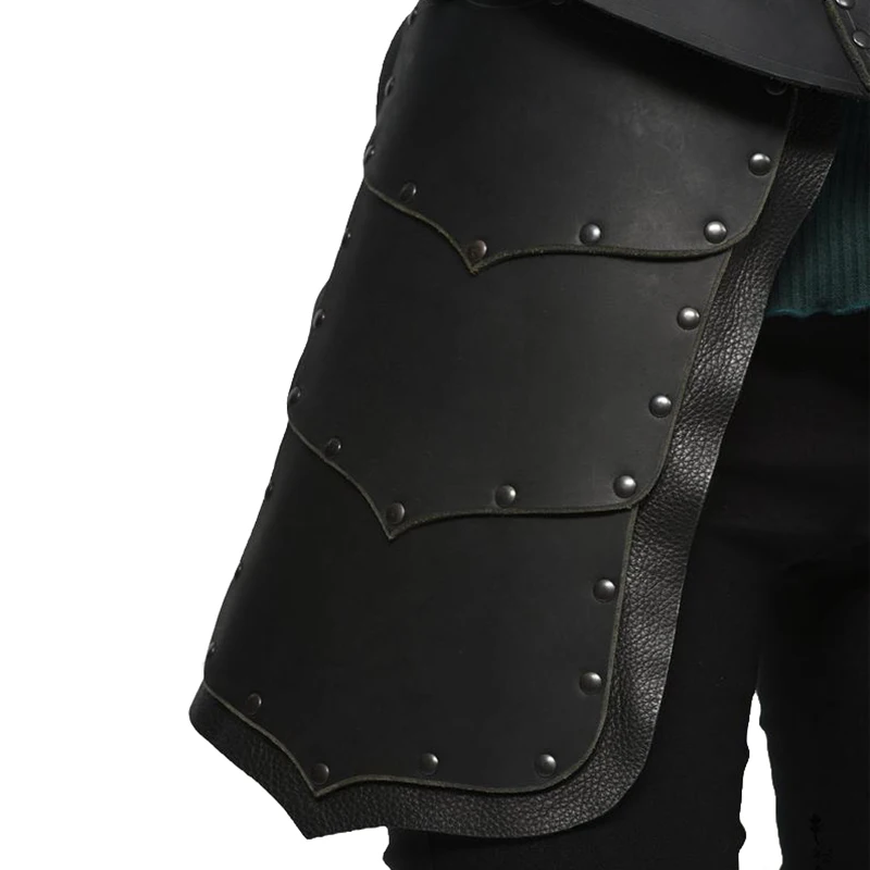 Средневековая Защитная Кожаная юбка в стиле викингов для защиты талии и бедер |