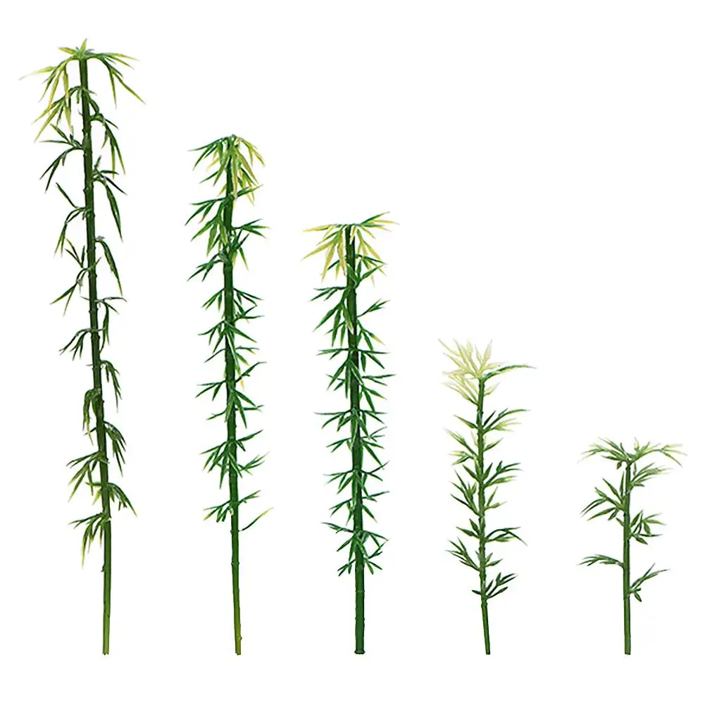 5 шт. искусственные мини бамбуковые фигурки растений|Статуэтки и миниатюры| |