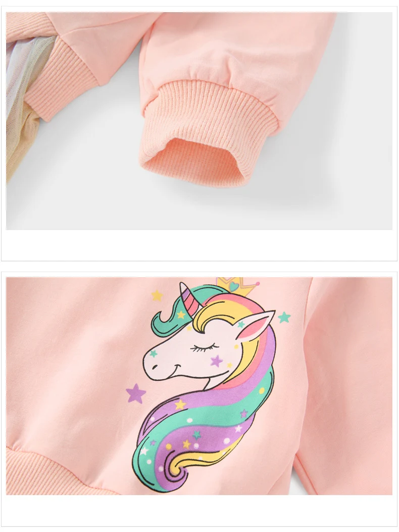 

Girls Dress Autumn Kids Clothes Long Sleeve Unicorn Dresses For Girls Birthday Party Princess Dress Children Clothes vestidos