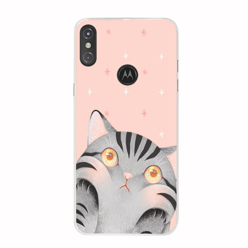 6.2inch Case For MOTO P30 Note Silicone Soft TPU Cover Painted Cartoon Animal Back Motorola One Power Phone Bags |
