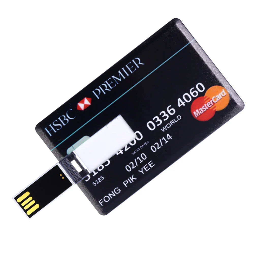 Реальная емкость, банковская карта, USB карта памяти, HSBC MasterCard, кредитные карты, USB флеш-накопитель, 64 ГБ, флешка, 4 ГБ, 8 ГБ, 16 ГБ, 32 ГБ, флеш-накопитель - Цвет: M1
