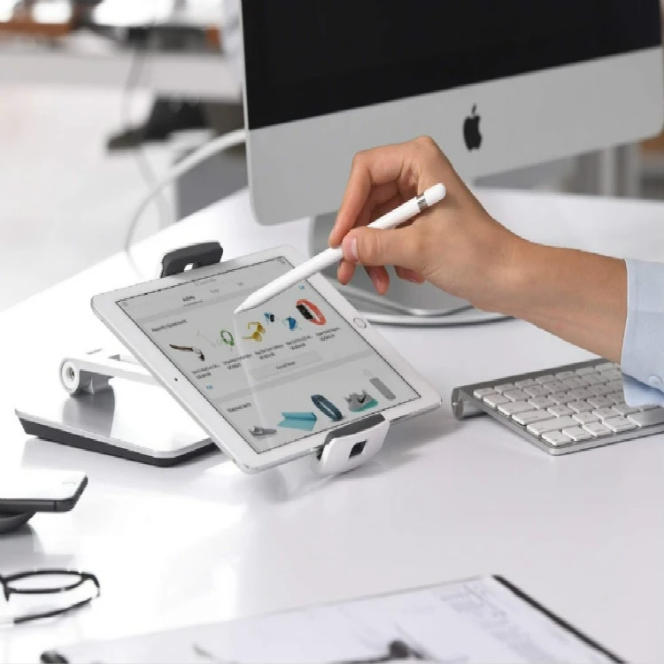 Offerte Universale In Alluminio Supporto Da Tavolo Supporto Del Supporto Per 4.7-9.7 Pollici Del Telefono E Tablet PC