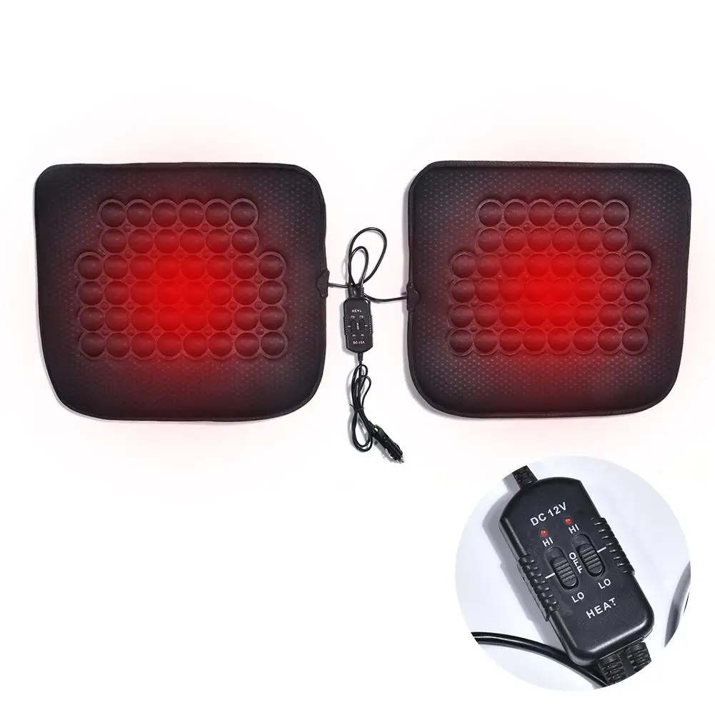 Универсальный 12 В автомобильный чехол на сиденье автомобиля передняя/Подушка