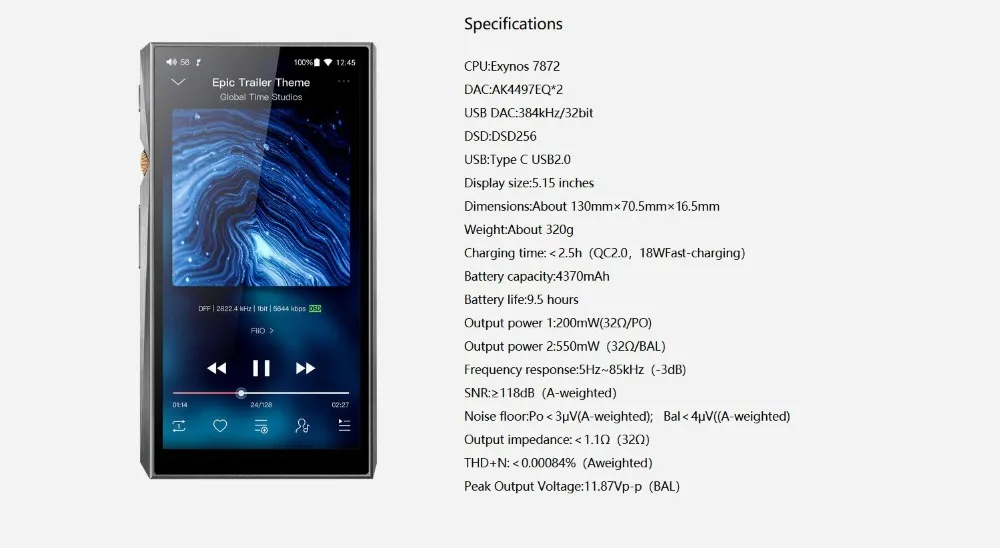 Плеер FiiO M11ProSS M11 Pro из нержавеющей стали лимитированный выпуск плеер с высоким