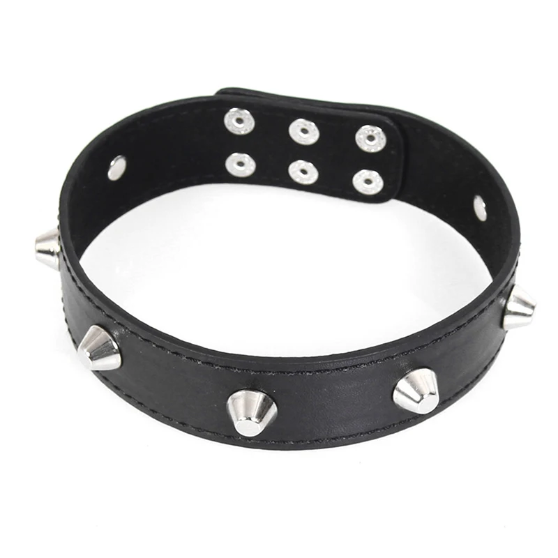 SM кожаные товары для игр взрослых заклепки секс ошейник интимные игрушки женщин