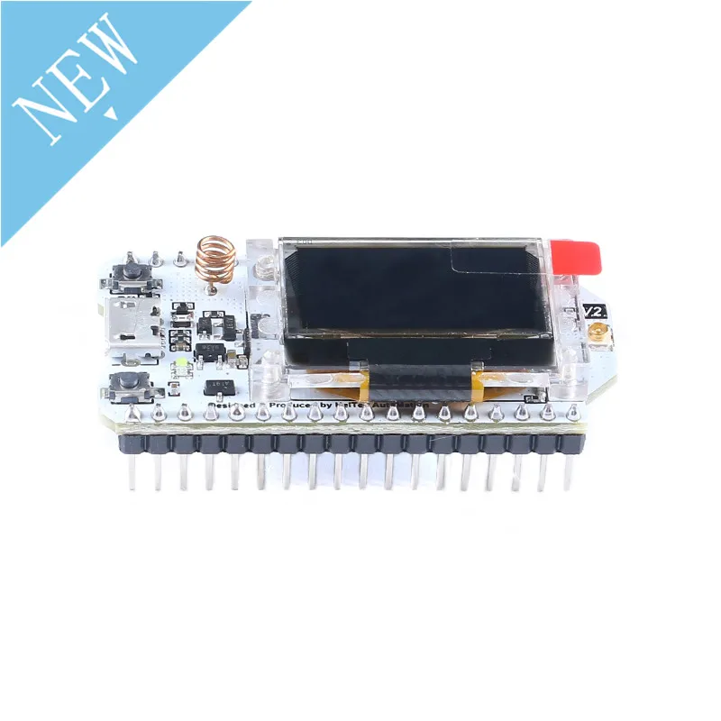 Плата макетная для Arduino 868 915 МГц SX1276 ESP32 LoRa 0 96 дюйма синий OLED дисплей Wi Fi комплект