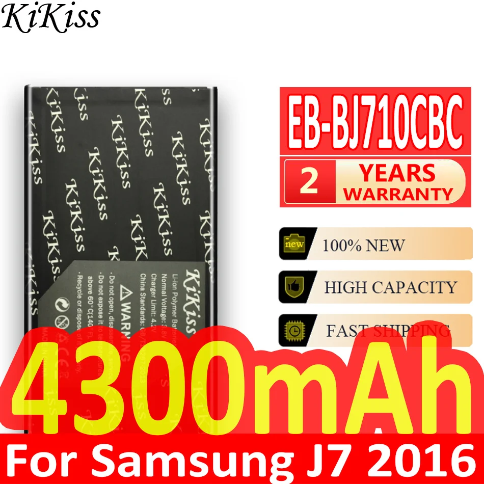 

4300mAh For Samsung Galaxy J7 (2016 Edition) Phone Battery SM J710 J710F J710FN J710M J710H J7(2016) DUOS EB-BJ710CBC