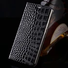 Чехол из натуральной кожи крокодила с плоской текстурой для Samsung s8 plus S9 s10 A50 A70 с магнитным слотом для карт чехол для Galaxy Note 8 9