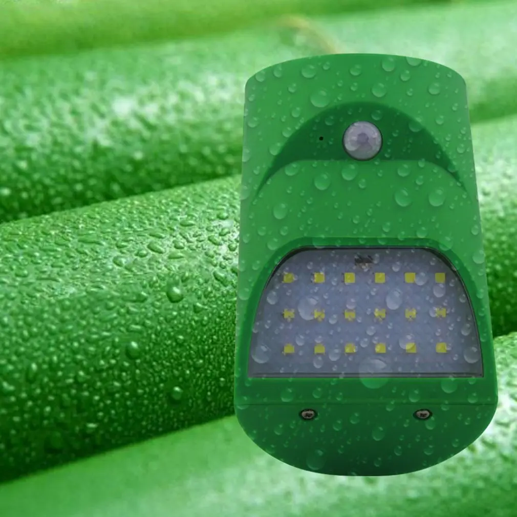 Водонепроницаемая бамбуковая лампа с датчиком движения и управлением светом