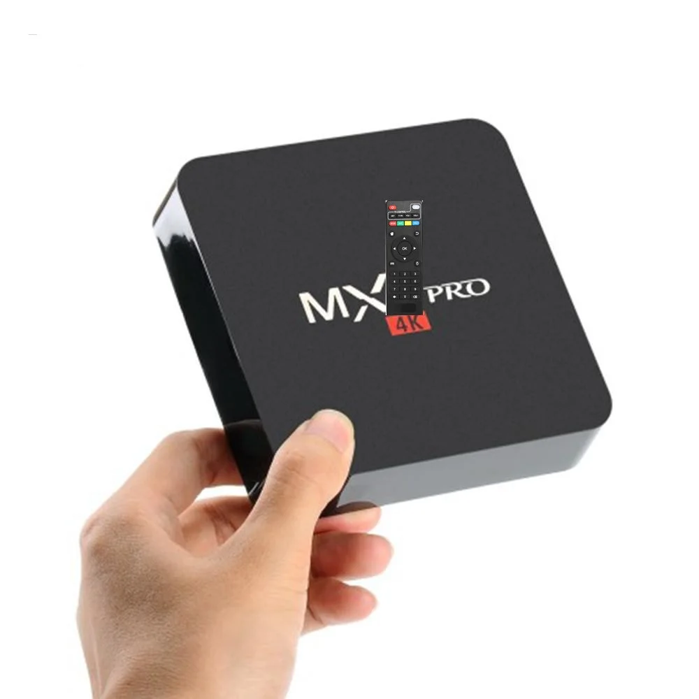 5PCS MX pro android 7.1 os amlogic s905w quad core 2g 16g 4k smart h.265 3D media player tv box | Электроника