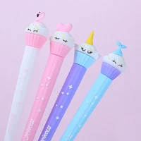 24pcs korean cute funny school pens princess girl unicorn mermaid kawaii stationery ballpoint rollerball kids gift goods item