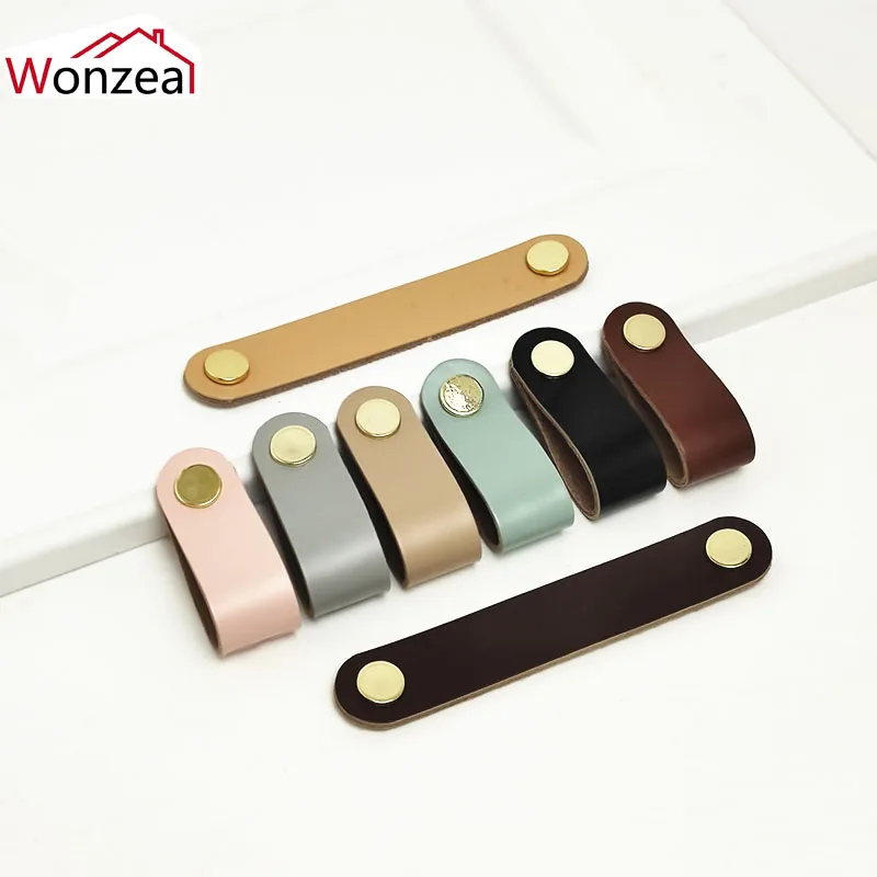 

Ручки для ящиков 9 цветов, Скандинавская латунная ручка для гардероба, шкафа, двери шкафа, Экологически чистая фурнитура из искусственной ко...