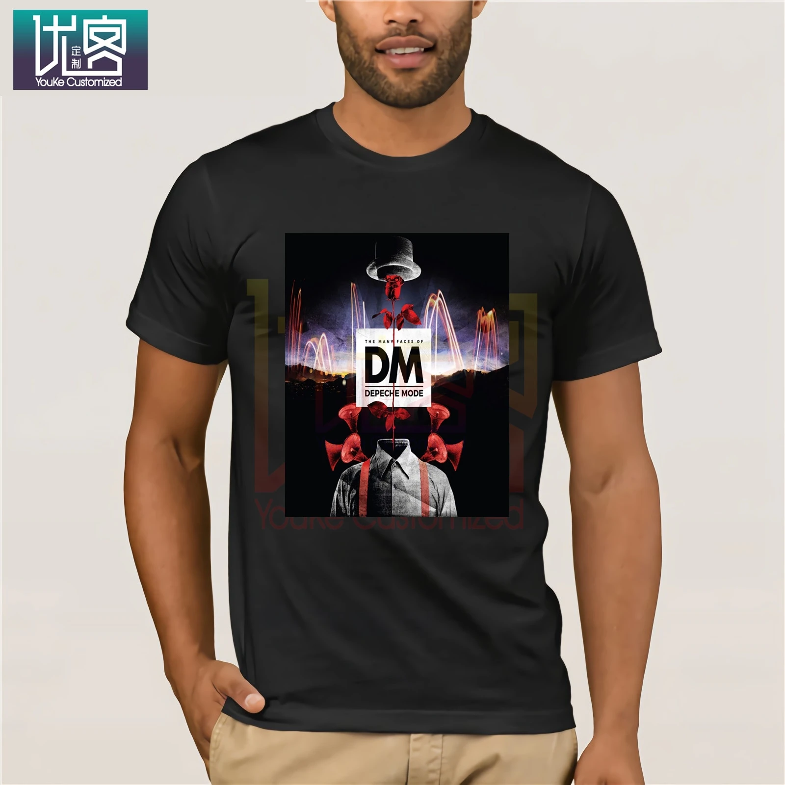 Футболка с изображением многих лиц Depeche Mode Amazing уникальные Забавные футболки
