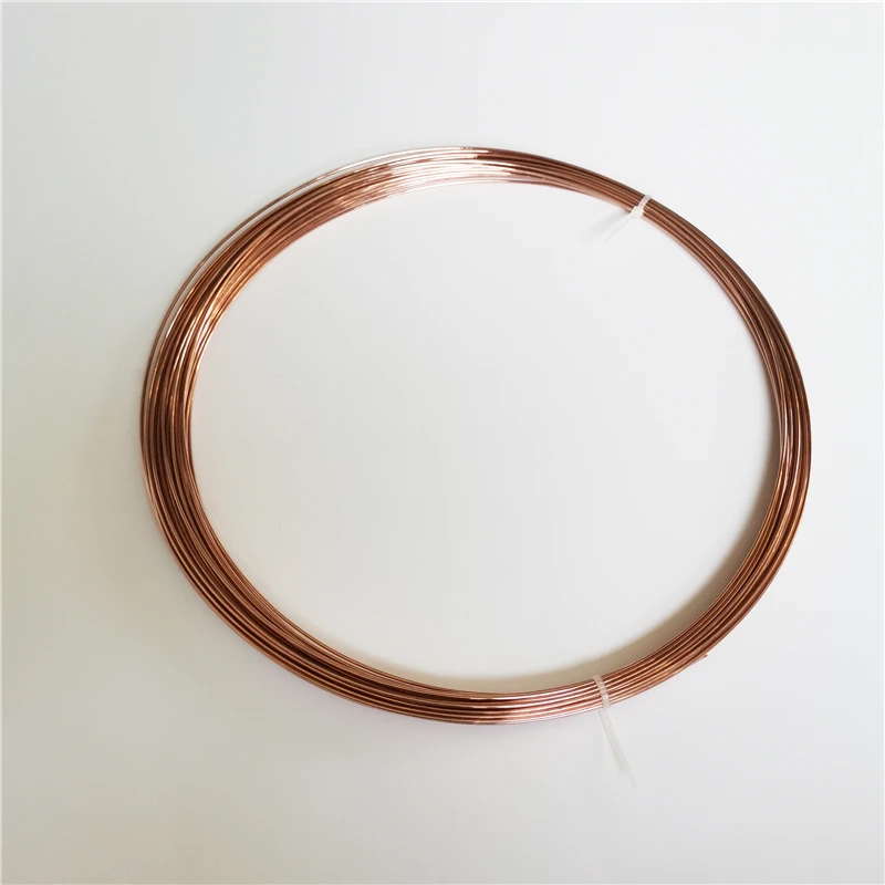 

1000g/roll Diameter1/1.2/1.5/1.8/2/2.5/3/4/5 mm Copper line T2 Copper Red copper Line Bare Wire 99.90%