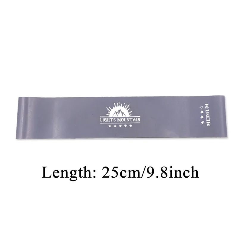 Gray-25cm Фитнес резинки резинки для фитнеса резинка для фитнеса резинки для спорта фитнес резинка резинка для спорта фитнесс резинки спортивные резинки экспандер фитнес для спорта 1,45 мм-0,45 мм Эспандеры 6 цветов - Цвет: Gray-25cm