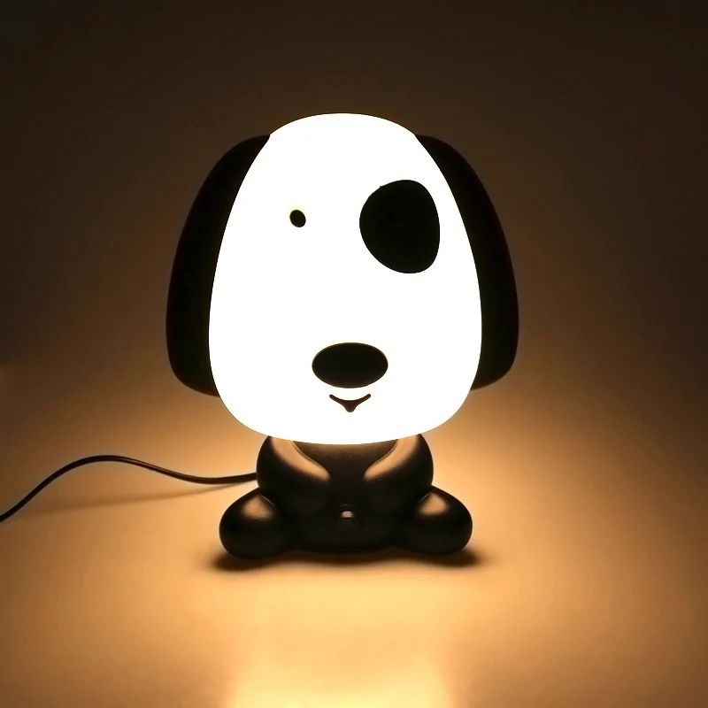 

High Night Sleeping Lamp Baby Room Panda/Rabbit/Dog/Bear Cartoon Light Kids Bed Lamp for Gifts US/EU Plug LG66