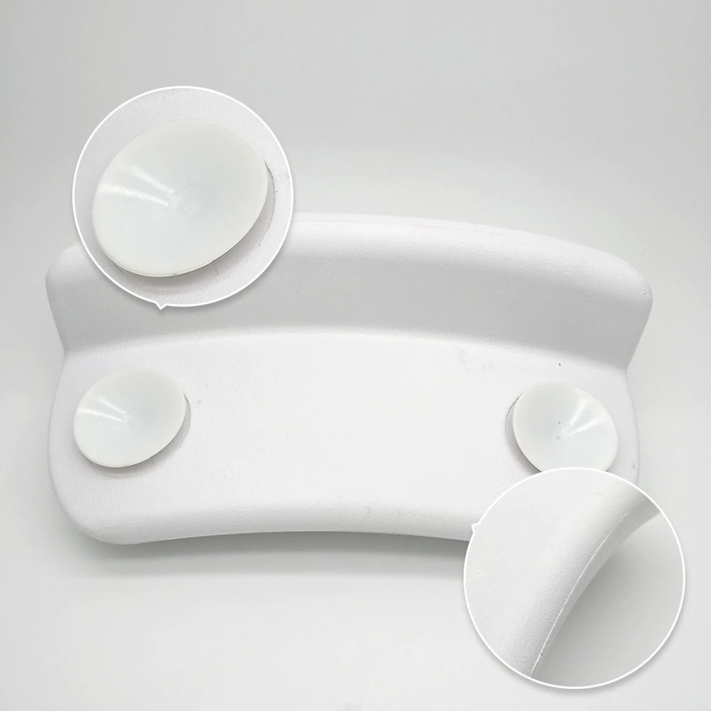 

Bath Pillow for Bathtub Neck and Back Support with Suction Cup Easy to Clean Bath Accessories