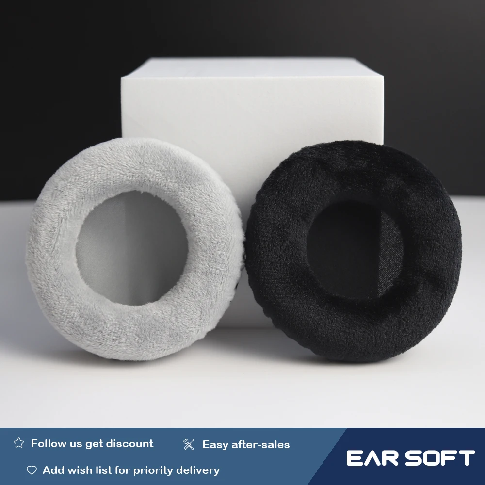 Earsoft Replacement Cushions for Fostex T-X0 Headphones Cushion Velvet Ear Pads Headset Cover Earmuff Sleeve